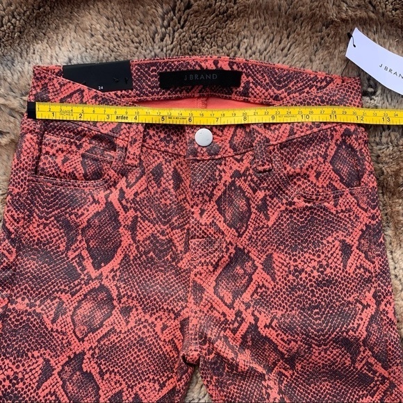 J Brand Selena Mid-Rise Crop Boot Jeans Coated Kalani Boa Pink - Picture 12 of 13